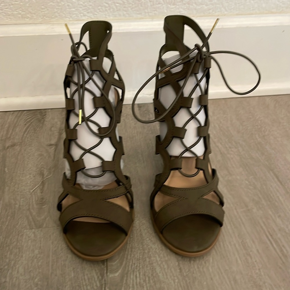 Lace up sandals